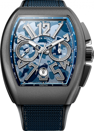 Buy Replica Franck Muller Vanguard Blue Camo V 45 CC DT CAMOU watch